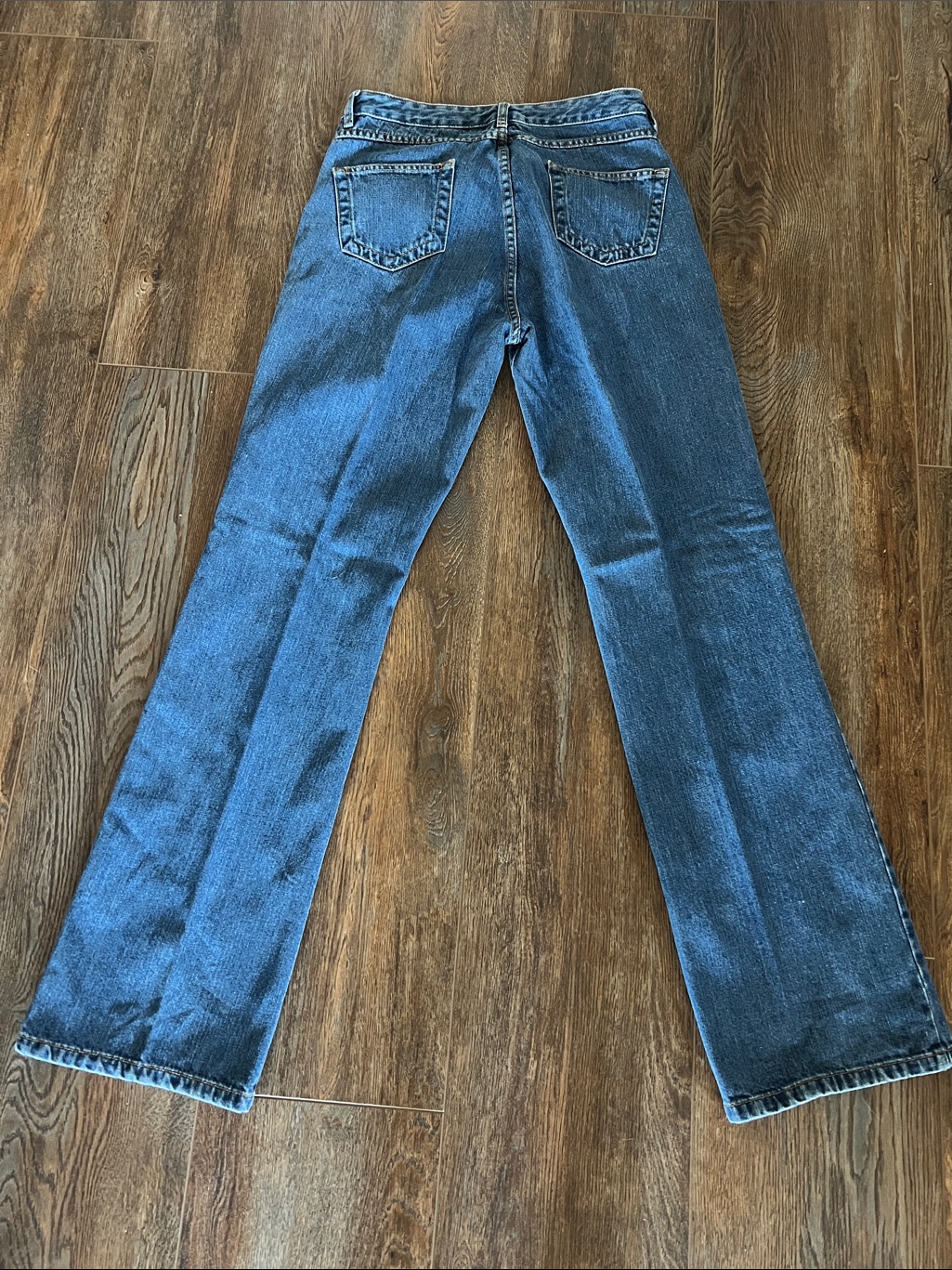 High-Rise Wide Leg Women’s Jeans In Medium Blue Denim — image 3 of 3